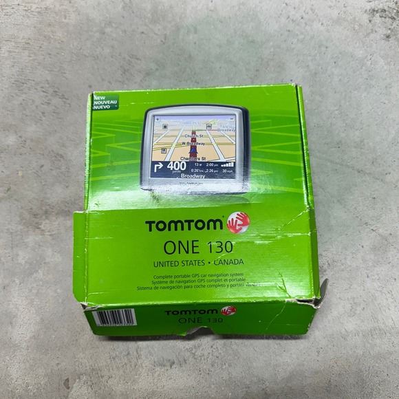TomTom ONE 130 GPS Navigation System Complete Portable - US Canada Maps - Picture 1 of 5